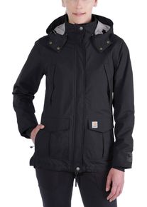 Carhartt Shoreline, textile jacket women , color: Black , size: XL