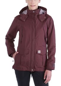 Carhartt Shoreline, textile jacket women , color: Dark Red , size: M
