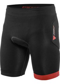 Dainese Scarabeo, protector shorts kinderen , kleur: zwart/rood , maat: JS