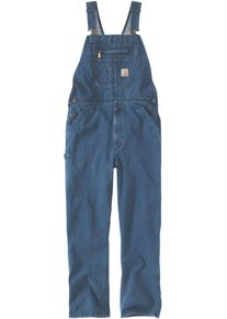 Carhartt Denim Bib, tuinbroek , kleur: blauw , maat: W30/L34