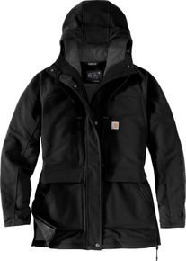 Carhartt Super Dux, textieljas lang , kleur: zwart , maat: XS