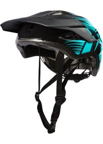 O Neal ONeal Matrix Split S23, fietshelm , kleur: zwart/turquoise , maat: L/XL