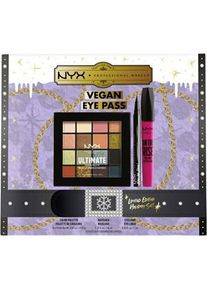 Nyx Cosmetics NYX Professional Makeup Augen Make-up Eyeliner X-mas Vegan Eye Pass Color Palette 0,83 g + Epic Ink Liner 1 ml + On The Rise Volume Mascara 10 ml 1 Stk.