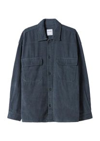 Bershka Heren Overhemd duifblauw XS