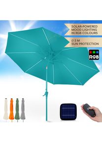 Blumfeldt Calais, slnečník, hliníkový rám, polyester, UV 50, LED svetlo