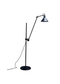 Lampe Gras N215 Floor Lamp Mat Black&Mat Blue