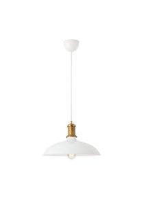 Konsthantverk Kavaljer Pendant - Matt White&Raw Brass