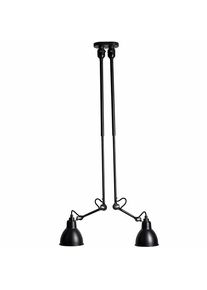 Lampe Gras N302 Ceiling Lamp Double Mat Black