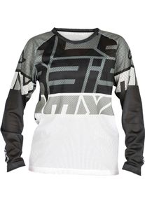 Acerbis MX J-Windy Four S23, jersey kinderen , kleur: Zwart/Wit , maat: XS