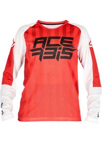 Acerbis MX J-Windy Five S23, jersey kinderen , kleur: Rood/Wit , maat: M