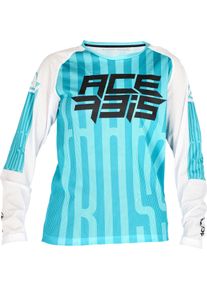 Acerbis MX J-Windy Five S23, jersey niños , color: Turquía/Blanco , tamaño: XS