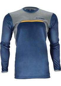 Acerbis X-Duro, jersey , color: Dark Blue/Grey/Orange , size: S