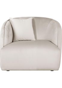COUCH♥ Sessel »Knautschzone«, Auch Mit Bouclé-Bezug, COUCH Lieblingsstücke beige, Größe B/H/T: 100 cm x 78 cm x 82 cm Samtoptik Samtoptik, COUCH♥ -...