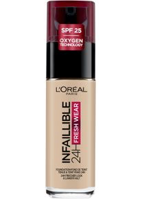 L'oréal Paris Foundation »Infaillible 32h Fresh Wear Make-Up« beige - 30 ml, Langanhaltendes Flüssig-Make-up