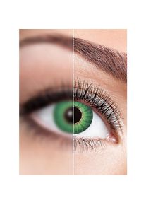 maskworld Green iris contact lens with diopters | halloween contact lenses
