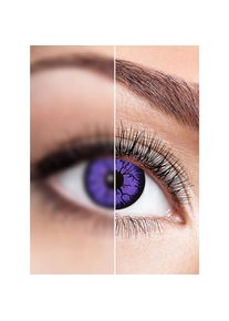 maskworld Purple Witch contact lens with diopters | halloween contact lenses