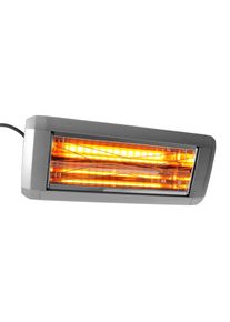 ich-zapfe Terrasverwarmer, heater, infrarood terrasverwarming, terrasheater elektrisch - Modell HELIOSA 9, met beschermrooster, zilver