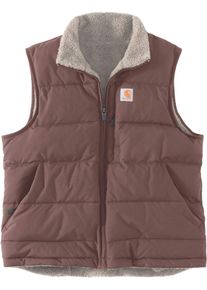 Carhartt Montana, quilted vest women , color: Dark Brown (B25) , size: XL