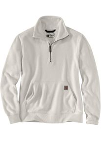 Carhartt Half-Zip, sweatshirt vrouwen , kleur: Lichtgrijs (W03) , maat: XL