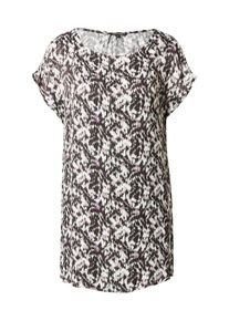 comma, COMMA Dames Blouse roodviolet / zwart / wit XXS