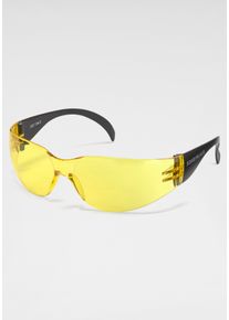 BACK IN BLACK Eyewear Sonnenbrille gelb, Sportliche Herrensonnenbrille