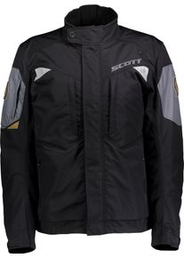 Scott Terrain Dryo, textile jacket waterproof , color: Black/Grey , size: XL