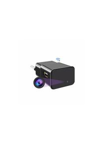 ME - Mini caméra d'espionnage intelligente chargeur usb prise européenne, fonctionne nt wifi et dv, hd 1080P, surveillance de maison, carte micro sd