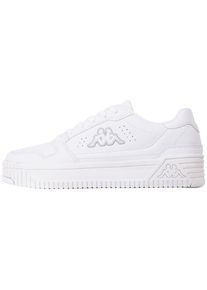 Kappa Plateausneaker, Wertet Mit Seiner Erhöhten Sohle Jedes Outfit Modisch Auf weiß, Größe 42, Dezenter Alltagssneaker von Kappa