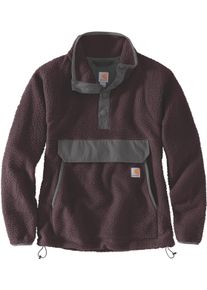 Carhartt Relaxed, fleece pullover vrouwen , kleur: Donkerrood (V27) , maat: XL