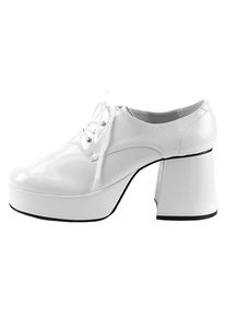 Pleaser Chaussures des années 70 Homme blanches