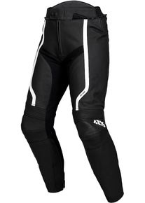 iXS RS-600 1.0, leather pants , color: Black/White , size: 110