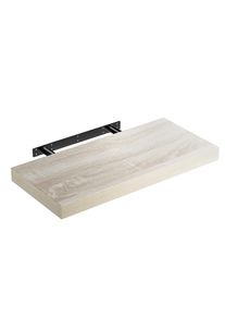 Casaria® Mensola da parete 50cm rovere con supporto