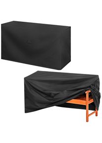 Kingsleeve® Copertura per mobili giardino antracite 162x65x88cm