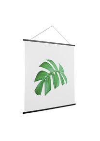 Wooden poster hangers, with suspension cord and magnetic fastening 920 mm | black