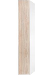 wimex Eckkleiderschrank »New York« weiß, Größe H: 236 cm H: 236 cm , Schrank links und rechts mit unterschiedlichen Tiefen