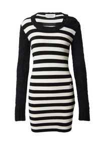 Sonia Rykiel Dames Gebreide jurk 'JANE' zwart / wit S