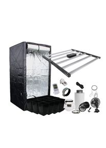 Secret Jardin 150x150x200 cm Growbox Set LED LUMii Black 720W
