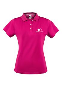 Giffits Tekstylia golfowe reklamowe : 'FootJoy Polo Damskie' - różowy - 1% poliester - jako Upominki reklamowe opc. z nadrukiem Twojego logo - (1 sztuka) cena
