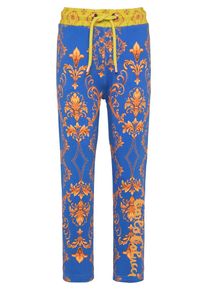 Carlo Colucci Dames Broek 'Cisera' blauw / geel / oranje 40