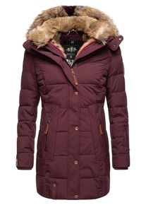 Marikoo Dames Wintermantel bruin / bordeaux XS