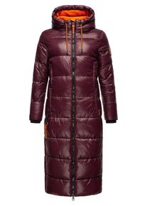 Navahoo Dames Wintermantel 'Schmuseengel' oranje / bordeaux S