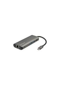 StarTech.com Dokkolóállomás, USB-C csatlakozó, Busz-tápellátás, 60W, Portok összesen 6 - DKT30CSDHPD3
