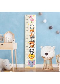 Kindermesslatte Holz Elefant Löwe Panda Tiger und Co