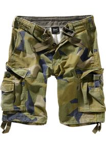 Brandit Vintage, cargoshorts , kleur: Swedisch Camo , maat: XL