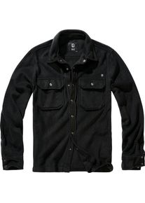 Brandit Jeff Fleece, shirt , kleur: zwart , maat: 5XL