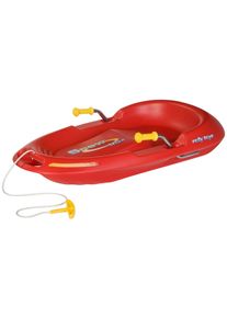 Rolly Toys Schlitten »Rollysnow Max«, Bxlxh: 49X103X19 Cm rot, Extrem stabiler Hohlkörperschlitten mit integrierter Sitzkontur