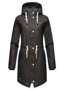 Navahoo Dames Functionele jas 'Flower of Ocean' zwart / wit XS