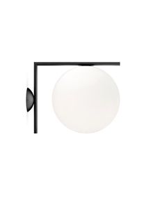 Flos IC C/W 1 Wall Lamp Matt Black