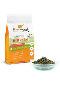 Hypoallergeen Kattenvoer Droog met insecteneiwit - 1,2 kg