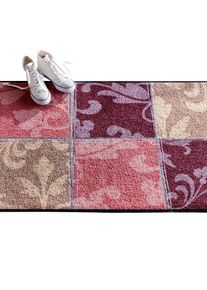 Salonloewe Fußmatte, Rechteckig, 7 Mm Höhe lila, Größe B/L: 40 cm x 60 cm 7 mm , PVC-frei und rutschfest